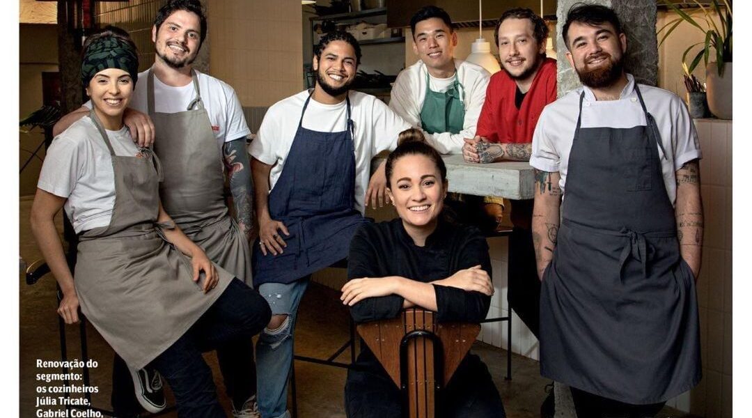 Foto de equipe de restaurante.