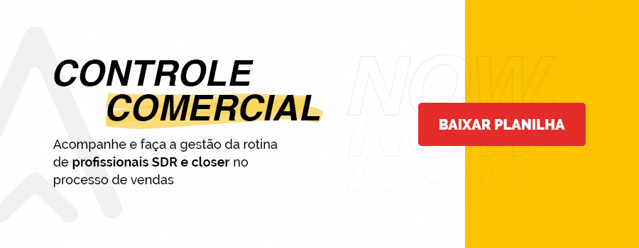 Planilha de controle comercial