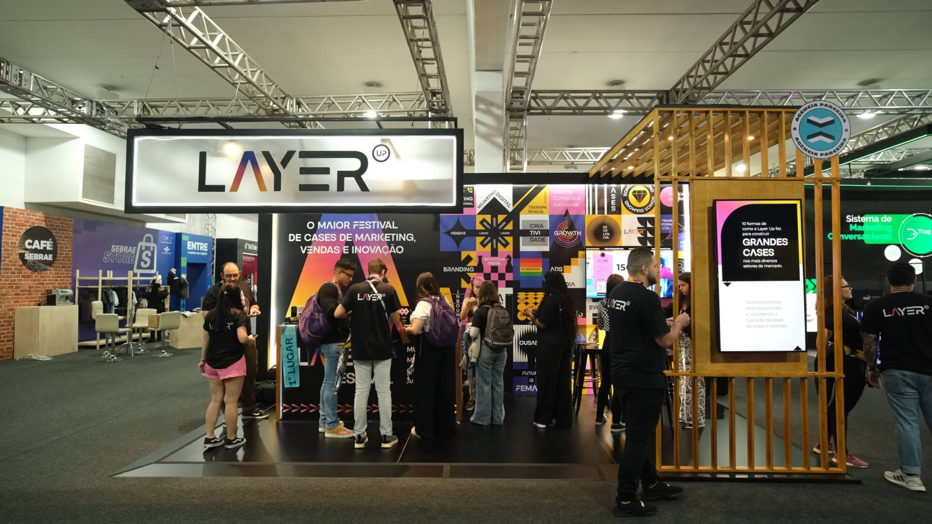 Estande da Layer Up no RD Summit 2022