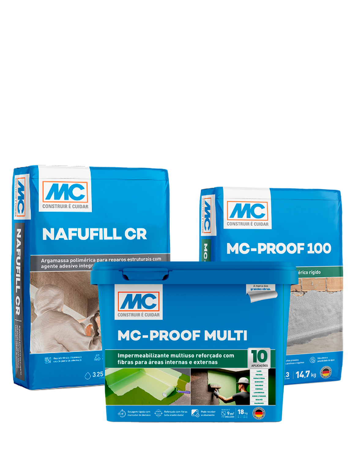 Soluções para todas as etapas da sua obra