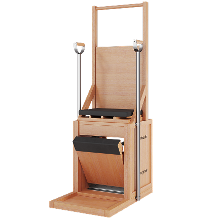 High Chair Original MetaLife em fundo neutro, equipamento profissional de Pilates.