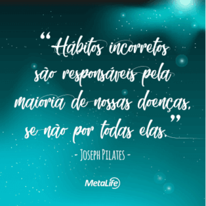 Hábitos incorretos são responsáveis pela maioria de nossas doenças, se não por todas elas