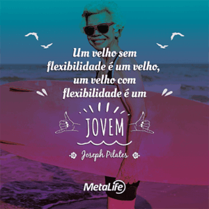 Um velho sem flexibilidade é um velho, um velho com flexibilidade é um jovem