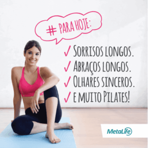 Pra hoje: sorrisos longos. Abraços longos. Olhares Sinceros. E muito Pilates!