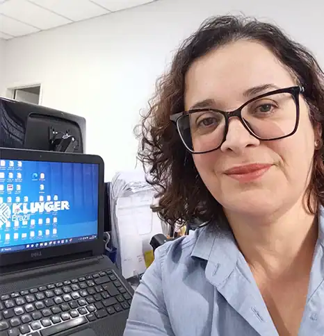 Sandra Silva - gestora de qualidade na KLINGER Brazil