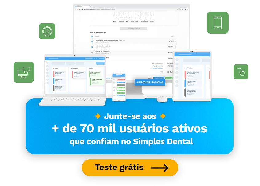 Análise de Dados - Junte-se aos + de 70 mil usuários ativos que confiam no Simples Dental