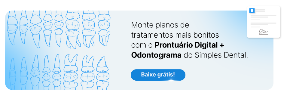 Impressão 3d odontologia: Monte planos de tratamentos mais bonitos com o Prontuário Digital + Odontograma do Simples Dental.