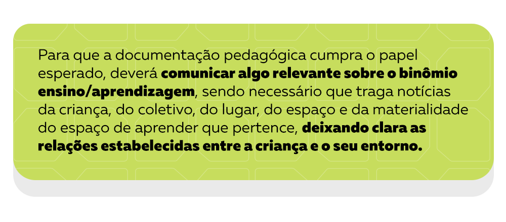 Documentação pedagógica 