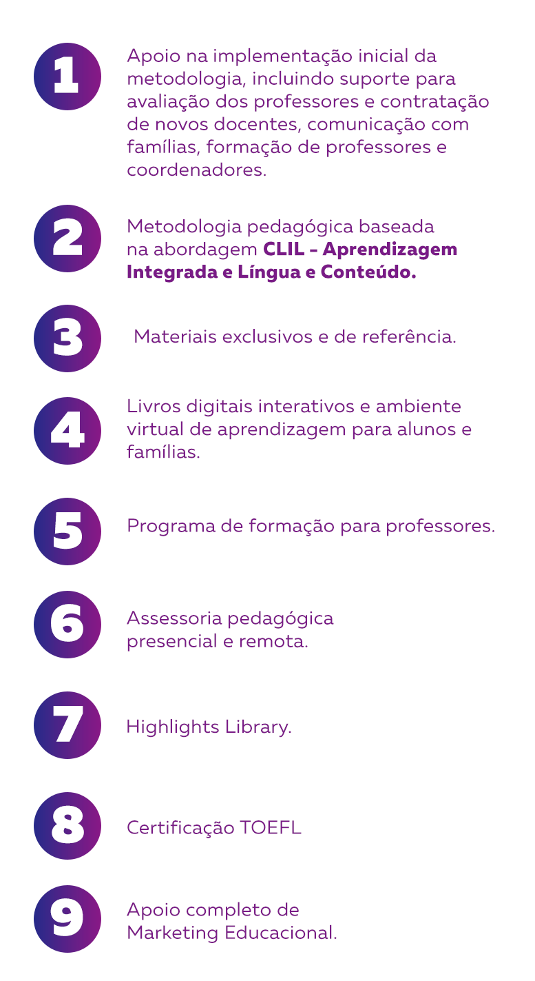 Lista com soluções do programa bilíngue UDP
