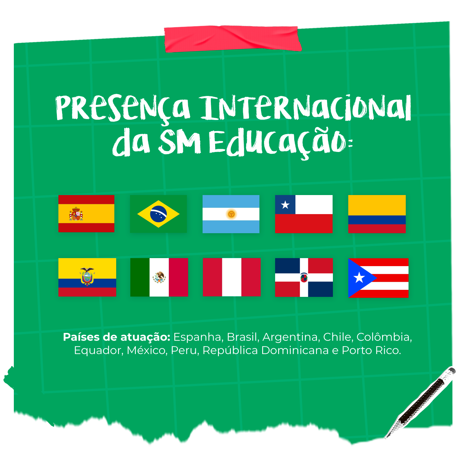 Presença internacional da SM Educação