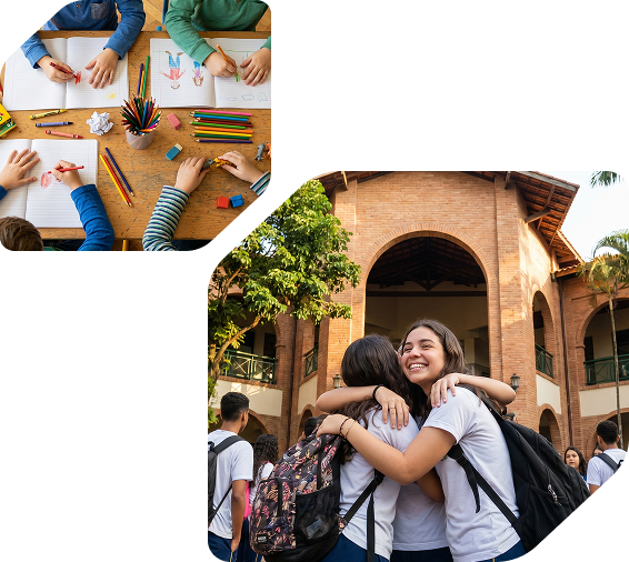 Compromisso com<br />a educação que <br /><strong>transforma</strong> e <strong>conecta</strong>