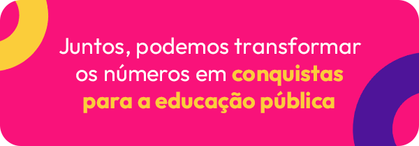 Juntos, podemos transformar os números em conquistas para a educação pública