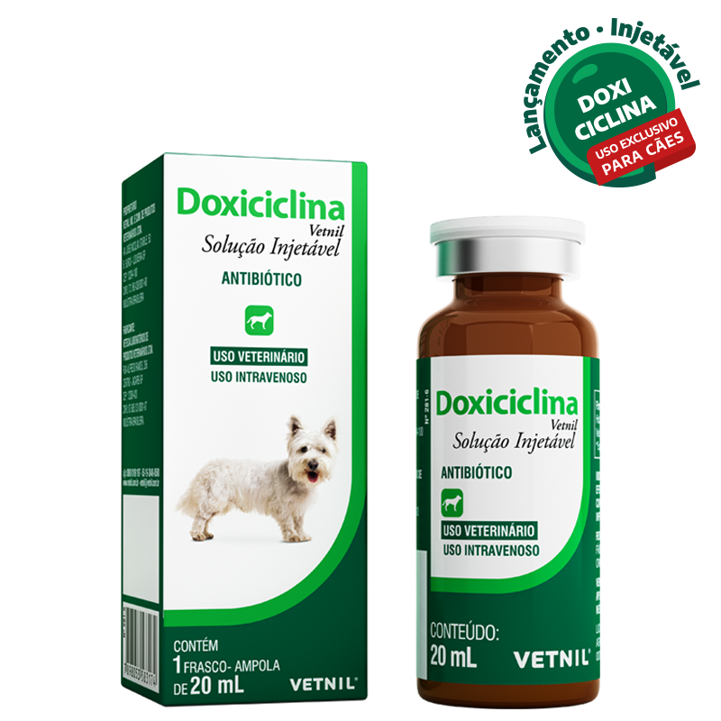 Doxiciclina Vetnil Solução Injetável