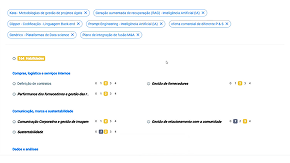 Tela de autoavaliação